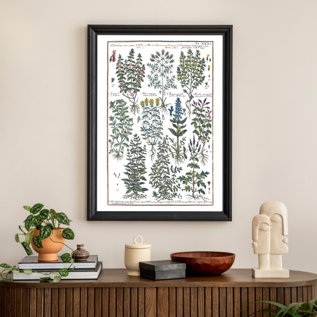 Mint and verbena poster